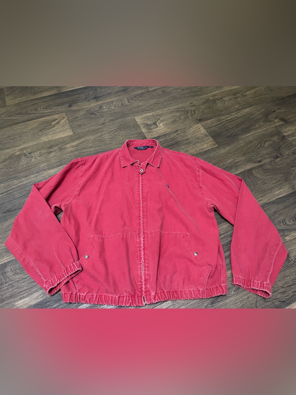 Vintage Polo Ralph Lauren Red Harrington Jacket - Made in USA